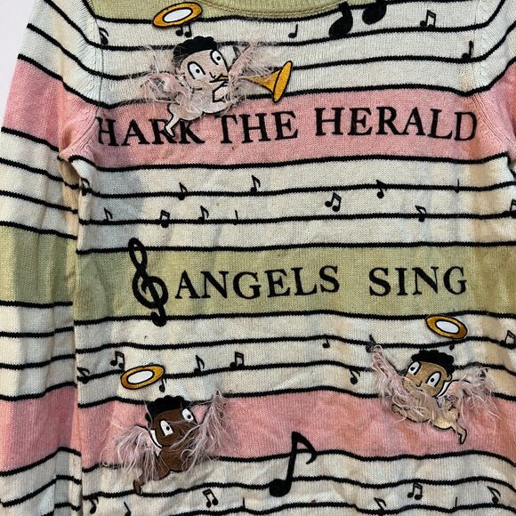 Whoopi Goldberg Hark the Herald Angels Sing Ugly Christmas Sweater - Picture 5 of 11